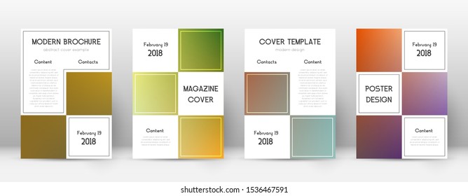Flyer layout. Business divine template for Brochure, Annual Report, Magazine, Poster, Corporate Presentation, Portfolio, Flyer. Adorable color transition cover page.