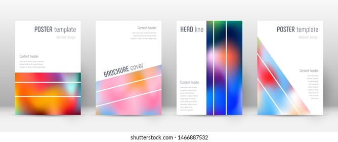 Flyer layout. Geometric amazing template for Brochure, Annual Report, Magazine, Poster, Corporate Presentation, Portfolio, Flyer. Alluring colorful cover page.