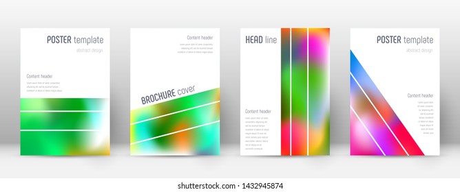 Flyer layout. Geometric breathtaking template for Brochure, Annual Report, Magazine, Poster, Corporate Presentation, Portfolio, Flyer. Alluring colorful cover page.