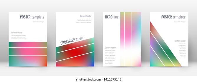 Flyer layout. Geometric delightful template for Brochure, Annual Report, Magazine, Poster, Corporate Presentation, Portfolio, Flyer. Alive bright cover page.
