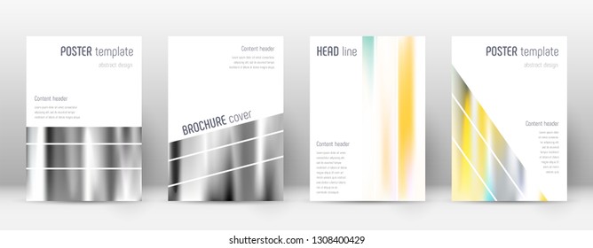 Flyer layout. Geometric indelible template for Brochure, Annual Report, Magazine, Poster, Corporate Presentation, Portfolio, Flyer. Alluring lines cover page.