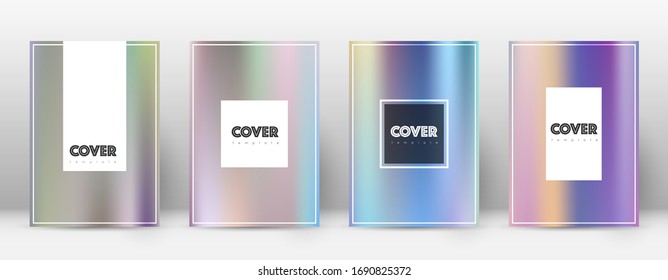 Flyer layout. Hipster fancy template for Brochure, Annual Report, Magazine, Poster, Corporate Presentation, Portfolio, Flyer. Amazing color gradients cover page.