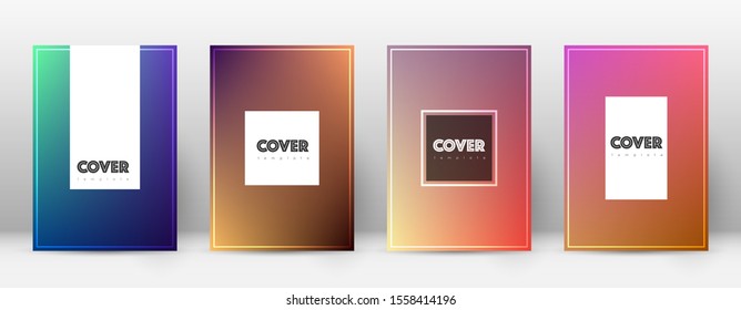 Flyer layout. Hipster tempting template for Brochure, Annual Report, Magazine, Poster, Corporate Presentation, Portfolio, Flyer. Amazing gradient cover page.