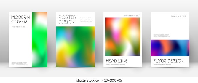 Flyer layout. Minimal fascinating template for Brochure, Annual Report, Magazine, Poster, Corporate Presentation, Portfolio, Flyer. Appealing colorful cover page.