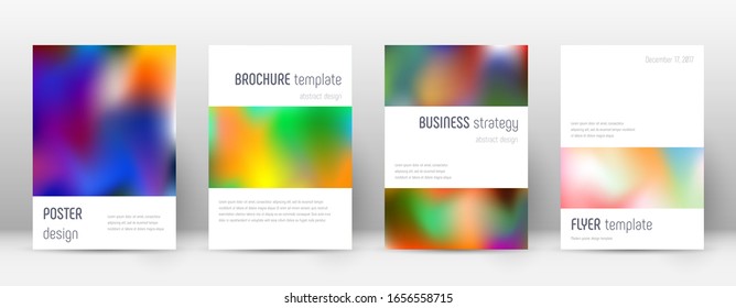 Flyer layout. Minimalistic amazing template for Brochure, Annual Report, Magazine, Poster, Corporate Presentation, Portfolio, Flyer. Astonishing colorful cover page.