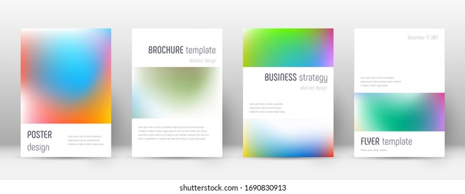Flyer layout. Minimalistic comely template for Brochure, Annual Report, Magazine, Poster, Corporate Presentation, Portfolio, Flyer. Artistic bright cover page.