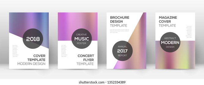Flyer layout. Modern breathtaking template for Brochure, Annual Report, Magazine, Poster, Corporate Presentation, Portfolio, Flyer. Attractive color gradients cover page.