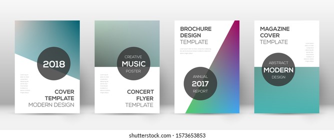 Flyer layout. Modern fine template for Brochure, Annual Report, Magazine, Poster, Corporate Presentation, Portfolio, Flyer. Attractive color transition cover page.