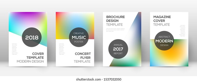 Flyer layout. Modern powerful template for Brochure, Annual Report, Magazine, Poster, Corporate Presentation, Portfolio, Flyer. Astonishing bright cover page.