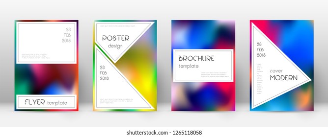 Flyer layout. Stylish curious template for Brochure, Annual Report, Magazine, Poster, Corporate Presentation, Portfolio, Flyer. Awesome colorful cover page.