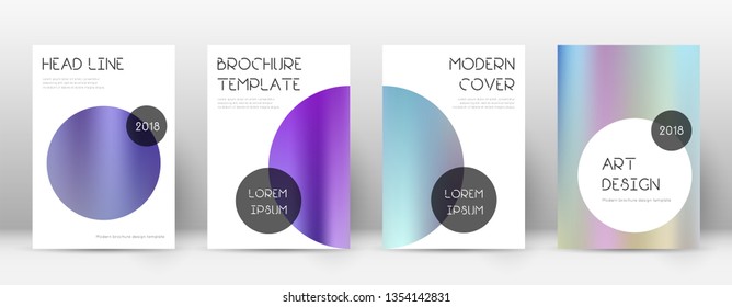 Flyer layout. Trendy exquisite template for Brochure, Annual Report, Magazine, Poster, Corporate Presentation, Portfolio, Flyer. Beauteous color gradients cover page.