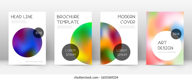 Flyer layout. Trendy superb template for Brochure, Annual Report, Magazine, Poster, Corporate Presentation, Portfolio, Flyer. Beauteous colorful cover page.