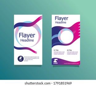 Flyer / Leaflet / Brochure / Poster / vector layout design template in 1080*1920 pixel size 