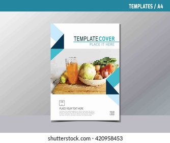 flyer leaflet brochure template A4 size design.
abstract  flat vector modern multipurpose style.
annual report book cover layout.