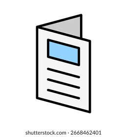 Icono de color lineal de volante Ilustración vectorial