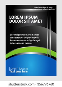 flyer and magazine cover template
