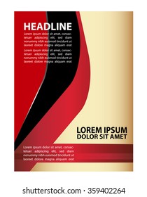 flyer and magazine cover template
