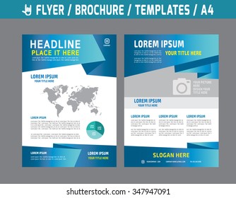 Flyer multipurpose design vector template in A4 size. abstract brochure modern style. booklet cover annual report layout. Business marketing concept illustration.