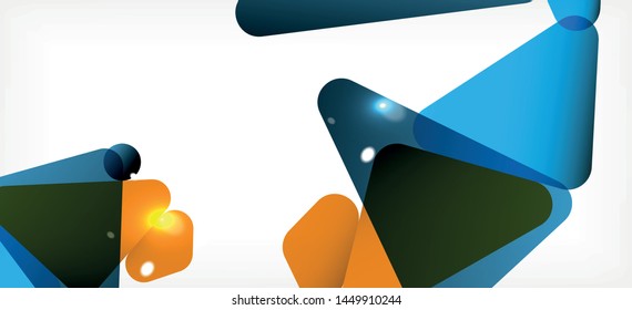Flyer on white backdrop. Simple design background. Retro style background. Vector abstract graphic design.