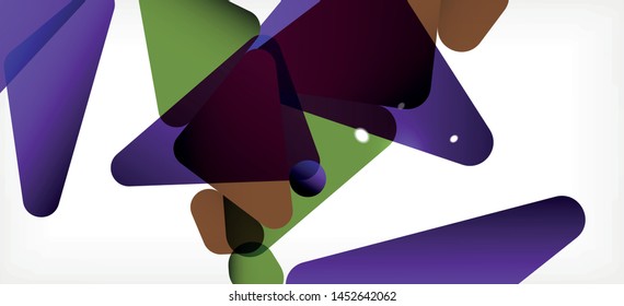 Flyer on white backdrop. Simple design background. Retro style background. Vector abstract graphic design.