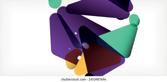 Flyer on white backdrop. Simple design background. Retro style background. Vector abstract graphic design.