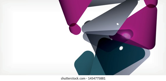 Panfleto sobre fundo branco. Fundo de design simples. Plano de fundo de estilo retrô. Design gráfico abstrato vetorial.