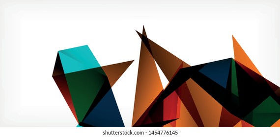 Flyer on white backdrop. Simple design background. Retro style background. Vector abstract graphic design.