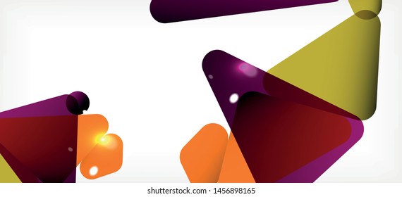 Flyer on white backdrop. Simple design background. Retro style background. Vector abstract graphic design.