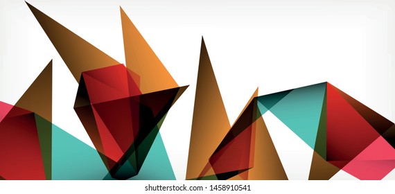 Flyer on white backdrop. Simple design background. Retro style background. Vector abstract graphic design.