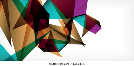 Flyer on white backdrop. Simple design background. Retro style background. Vector abstract graphic design.
