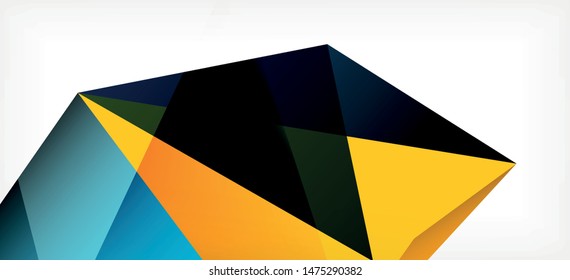 Flyer on white backdrop. Simple design background. Retro style background. Vector abstract graphic design.