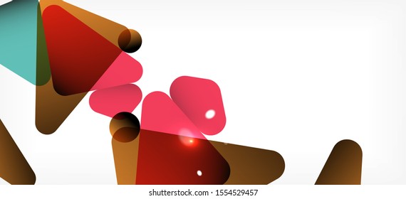 Flyer on white backdrop. Simple design background. Retro style background. Vector abstract graphic design.