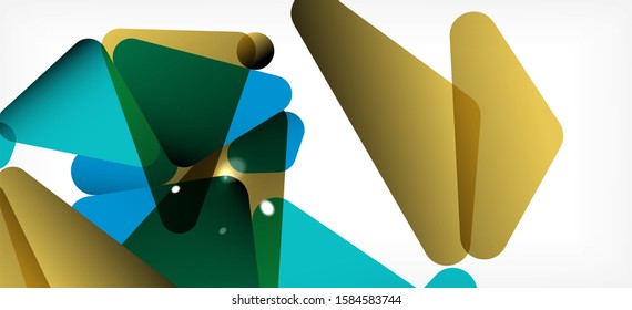 Flyer on white backdrop. Simple design background. Retro style background. Vector abstract graphic design.