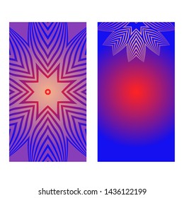 Flyer Pages Ornament Illustration Concept With Mandala. Vintage Art Indian, Magazine. Vector Decorative Layout Design. 
