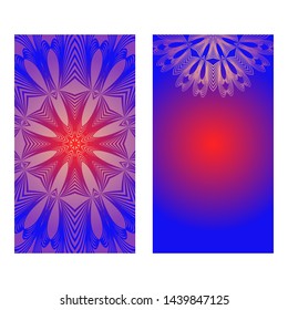 Flyer Pages Ornament Illustration Concept With Mandala. Vintage Art Indian, Magazine. Vector Decorative Layout Design. 
