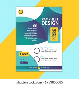 flyer pamphlet template design business