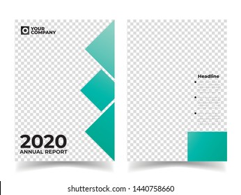 Flyer pastel colour design pamphlet brochure cover design layout with space for photo background. Vector illustration template in A4 size.