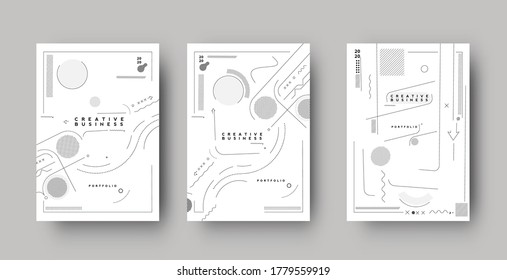 Diseño de portada de volante y afiches en una ilustración de plantilla de fotografía de tamaño A4.