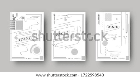 Flyer & Poster Cover Design in A4 Size Photo Template Illustration.