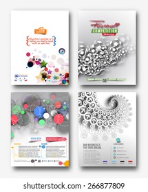 Flyer & Poster Design Set in A4 Size Template