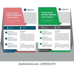 Flyer, Poster, Template ,Company Fact Sheet, Corporate business flyer, flyer bundle, Themes, vector