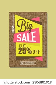 Flyer and poster templates for advertisement and commercial uses