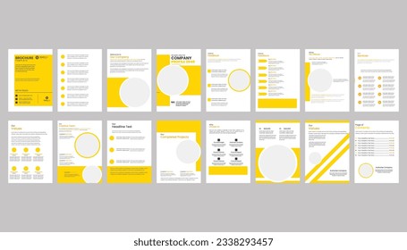 flyer set, company profile, presentation template, Social media pack, modern blog posts, simple banner, trendy book, For app, digital display style, A4, WEBINAR