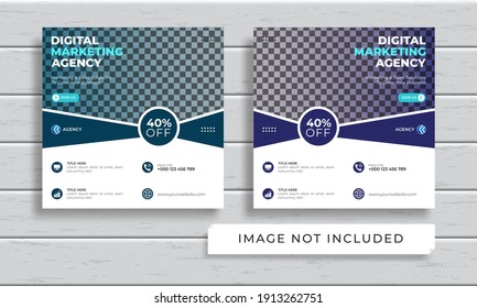 Flyer or Social Media Post Design Template Themed Business in 1:1 
Colorways included. Can be adapt to Brochure, Magazine, Poster, 
Corporate Presentation, Portfolio, Banner, Website.