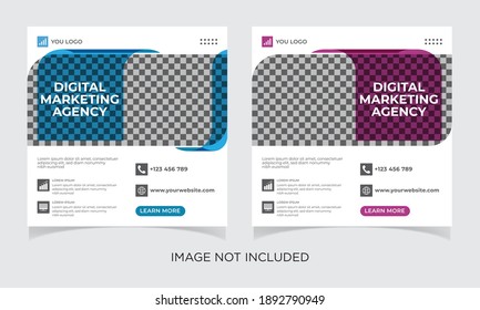 Flyer or Social Media Post Template Themed Business Agency