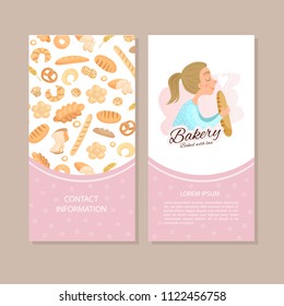 
A flyer template for a bakery.