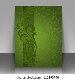 Flyer template, brochure or cover design  for publishing, print and presentation.