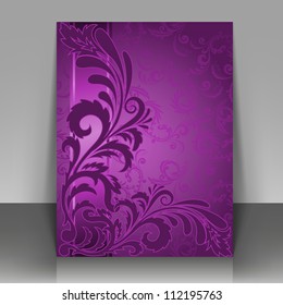 Flyer template, brochure or cover design  for publishing, print and presentation.