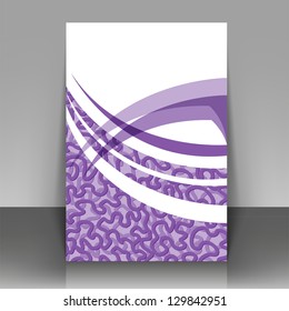 Flyer template, brochure or cover design  for publishing, print and presentation.