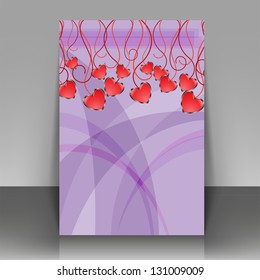 Flyer template, brochure or cover design  for publishing, print and presentation.